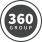 Blue Modern Global Network Company Logo